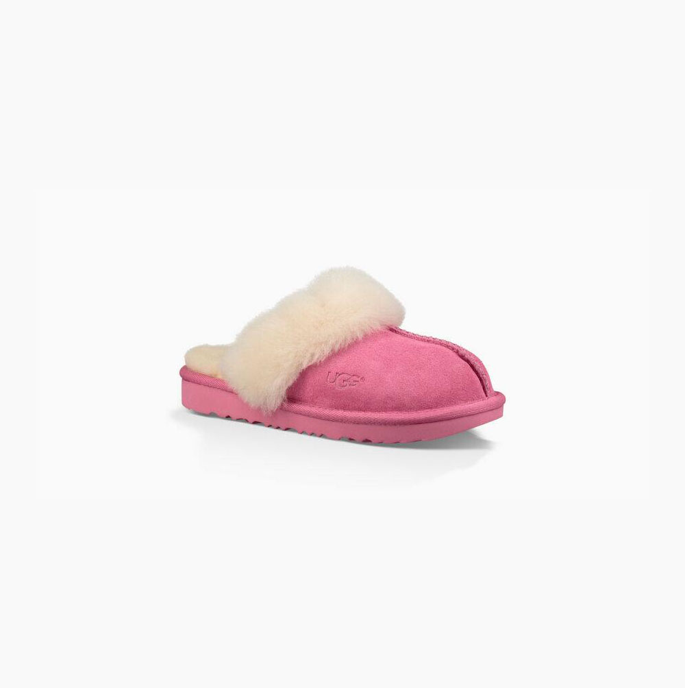 UGG Cozy II Pink Slippers for Kids (IPLW51263)